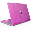 Sparkling Pink Ultra Metallic Glitter - Skin Decal Wrap Kit Compatible with the Apple MacBook Pro, Pro with Touch Bar or Air (11", 12", 13", 15" & 16" - All Versions Available)