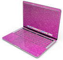 Sparkling Pink Ultra Metallic Glitter - Skin Decal Wrap Kit Compatible with the Apple MacBook Pro, Pro with Touch Bar or Air (11", 12", 13", 15" & 16" - All Versions Available)