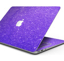Sparkling Purple Ultra Metallic Glitter - Skin Decal Wrap Kit Compatible with the Apple MacBook Pro, Pro with Touch Bar or Air (11", 12", 13", 15" & 16" - All Versions Available)