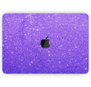 Sparkling Purple Ultra Metallic Glitter - Skin Decal Wrap Kit Compatible with the Apple MacBook Pro, Pro with Touch Bar or Air (11", 12", 13", 15" & 16" - All Versions Available)