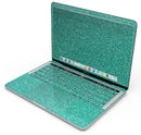 Sparkling Teal Ultra Metallic Glitter - Skin Decal Wrap Kit Compatible with the Apple MacBook Pro, Pro with Touch Bar or Air (11", 12", 13", 15" & 16" - All Versions Available)