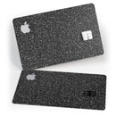 Sparkling Black Ultra Metallic Glitter - Premium Protective Decal Skin-Kit for the Apple Credit Card