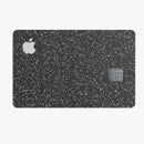 Sparkling Black Ultra Metallic Glitter - Premium Protective Decal Skin-Kit for the Apple Credit Card