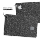 Sparkling Black Ultra Metallic Glitter - Premium Protective Decal Skin-Kit for the Apple Credit Card