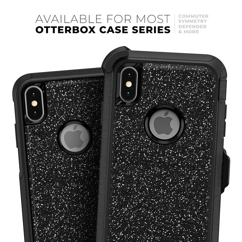 Sparkling Black Ultra Metallic Glitter - Skin Kit for the iPhone OtterBox Cases