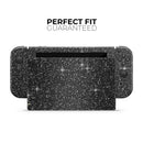 Sparkling Black Ultra Metallic Glitter // Skin Decal Wrap Kit for Nintendo Switch Console & Dock, Joy-Cons, Pro Controller, Lite, 3DS XL, 2DS XL, DSi, or Wii - Vinyl Skin Wrap for Nintendo Switch 2, OLED, Lite, Pro Controller, Wii & Classic Handhelds
