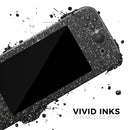 Sparkling Black Ultra Metallic Glitter // Skin Decal Wrap Kit for Nintendo Switch Console & Dock, Joy-Cons, Pro Controller, Lite, 3DS XL, 2DS XL, DSi, or Wii - Vinyl Skin Wrap for Nintendo Switch 2, OLED, Lite, Pro Controller, Wii & Classic Handhelds