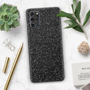 Sparkling Black Ultra Metallic Glitter - Premium Vinyl Skin Decal for Samsung Galaxy S25 Ultra, S24, S23, S22 & All Galaxy S Models