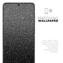 Sparkling Black Ultra Metallic Glitter - Premium Vinyl Skin Decal for Samsung Galaxy S25 Ultra, S24, S23, S22 & All Galaxy S Models