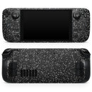 Sparkling Black Ultra Metallic Glitter // Vinyl Skin Wrap for Steam Deck OLED & Steam Deck (LCD) — Soft Matte or Ultra Gloss