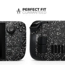 Sparkling Black Ultra Metallic Glitter // Vinyl Skin Wrap for Steam Deck OLED & Steam Deck (LCD) — Soft Matte or Ultra Gloss