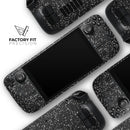 Sparkling Black Ultra Metallic Glitter // Vinyl Skin Wrap for Steam Deck OLED & Steam Deck (LCD) — Soft Matte or Ultra Gloss