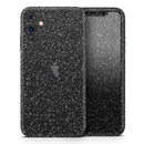 Sparkling Black Ultra Metallic Glitter - Protective Skin Wrap & Decal – Compatible with iPhone SE to iPhone 17 Pro Max (All Models)