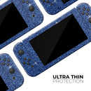 Sparkling Blue Ultra Metallic Glitter // Skin Decal Wrap Kit for Nintendo Switch Console & Dock, Joy-Cons, Pro Controller, Lite, 3DS XL, 2DS XL, DSi, or Wii - Vinyl Skin Wrap for Nintendo Switch 2, OLED, Lite, Pro Controller, Wii & Classic Handhelds