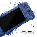 Sparkling Blue Ultra Metallic Glitter // Skin Decal Wrap Kit for Nintendo Switch Console & Dock, Joy-Cons, Pro Controller, Lite, 3DS XL, 2DS XL, DSi, or Wii - Vinyl Skin Wrap for Nintendo Switch 2, OLED, Lite, Pro Controller, Wii & Classic Handhelds