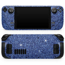 Sparkling Blue Ultra Metallic Glitter // Vinyl Skin Wrap for Steam Deck OLED & Steam Deck (LCD) — Soft Matte or Ultra Gloss