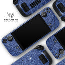 Sparkling Blue Ultra Metallic Glitter // Vinyl Skin Wrap for Steam Deck OLED & Steam Deck (LCD) — Soft Matte or Ultra Gloss