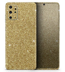 Sparkling Gold Ultra Metallic Glitter - Premium Vinyl Skin Decal for Samsung Galaxy S25 Ultra, S24, S23, S22 & All Galaxy S Models