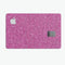 Sparkling Pink Ultra Metallic Glitter - Premium Protective Decal Skin-Kit for the Apple Credit Card