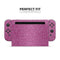 Sparkling Pink Ultra Metallic Glitter - Full Body Skin Decal Wrap Kit for Nintendo Switch Console & Dock, Pro Controller, Switch Lite, 3DS XL, 2DS XL, DSi, Wii