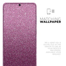 Sparkling Pink Ultra Metallic Glitter - Premium Vinyl Skin Decal for Samsung Galaxy S25 Ultra, S24, S23, S22 & All Galaxy S Models
