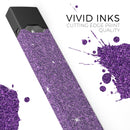Sparkling Purple Ultra Metallic Glitter - Premium Decal Protective Skin-Wrap Sticker compatible with the Juul Labs vaping device
