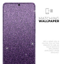 Sparkling Purple Ultra Metallic Glitter - Premium Vinyl Skin Decal for Samsung Galaxy S25 Ultra, S24, S23, S22 & All Galaxy S Models
