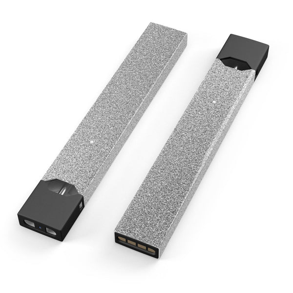 Sparkling Silver Ultra Metallic Glitter - Premium Decal Protective Skin-Wrap Sticker compatible with the Juul Labs vaping device