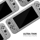 Sparkling Silver Ultra Metallic Glitter // Skin Decal Wrap Kit for Nintendo Switch Console & Dock, Joy-Cons, Pro Controller, Lite, 3DS XL, 2DS XL, DSi, or Wii - Vinyl Skin Wrap for Nintendo Switch 2, OLED, Lite, Pro Controller, Wii & Classic Handhelds