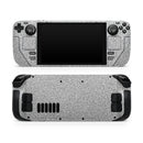 Sparkling Silver Ultra Metallic Glitter // Vinyl Skin Wrap for Steam Deck OLED & Steam Deck (LCD) — Soft Matte or Ultra Gloss