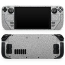Sparkling Silver Ultra Metallic Glitter // Vinyl Skin Wrap for Steam Deck OLED & Steam Deck (LCD) — Soft Matte or Ultra Gloss