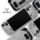 Sparkling Silver Ultra Metallic Glitter // Vinyl Skin Wrap for Steam Deck OLED & Steam Deck (LCD) — Soft Matte or Ultra Gloss