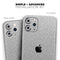Sparkling Silver Ultra Metallic Glitter // Skin-Kit compatible with the Apple iPhone 14, 13, 12, 12 Pro Max, 12 Mini, 11 Pro, SE, X/XS + (All iPhones Available)