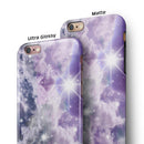 Sparkly Space iPhone 6/6s or 6/6s Plus 2-Piece Hybrid INK-Fuzed Case