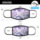 Sparkly Space - Made in USA Mouth Cover Unisex Anti-Dust Cotton Blend Reusable & Washable Face Mask with Adjustable Sizing for Adult or Child