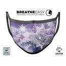 Sparkly Space - Made in USA Mouth Cover Unisex Anti-Dust Cotton Blend Reusable & Washable Face Mask with Adjustable Sizing for Adult or Child