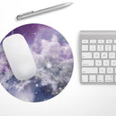 Sparkly Space// WaterProof Rubber Foam Backed Anti-Slip Mouse Pad for Home Work Office or Gaming Computer Desk