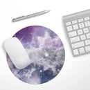 Sparkly Space// WaterProof Rubber Foam Backed Anti-Slip Mouse Pad for Home Work Office or Gaming Computer Desk