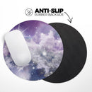 Sparkly Space// WaterProof Rubber Foam Backed Anti-Slip Mouse Pad for Home Work Office or Gaming Computer Desk