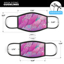 Spectral Vector Feathers - Made in USA Mouth Cover Unisex Anti-Dust Cotton Blend Reusable & Washable Face Mask with Adjustable Sizing for Adult or Child