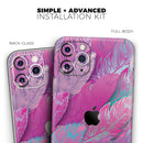 Spectral Vector Feathers - Protective Skin Wrap & Decal – Compatible with iPhone SE to iPhone 17 Pro Max (All Models)