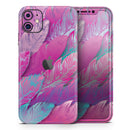 Spectral Vector Feathers - Protective Skin Wrap & Decal – Compatible with iPhone SE to iPhone 17 Pro Max (All Models)