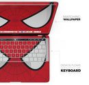 Spider Super Hero Wars - Skin Decal Wrap Kit Compatible with the Apple MacBook Pro, Pro with Touch Bar or Air (11", 12", 13", 15" & 16" - All Versions Available)