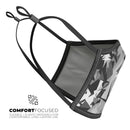 Spiked Modern Black Camouflage - Made in USA Mouth Cover Unisex Anti-Dust Cotton Blend Reusable & Washable Face Mask with Adjustable Sizing for Adult or Child
