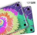 Spiral Tie Dye V1 - Skin Decal Wrap Kit Compatible with the Apple MacBook Pro, Pro with Touch Bar or Air (11", 12", 13", 15" & 16" - All Versions Available)