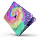 Spiral Tie Dye V1 - Skin Decal Wrap Kit Compatible with the Apple MacBook Pro, Pro with Touch Bar or Air (11", 12", 13", 15" & 16" - All Versions Available)