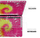 Spiral Tie Dye V2 - Skin Decal Wrap Kit Compatible with the Apple MacBook Pro, Pro with Touch Bar or Air (11", 12", 13", 15" & 16" - All Versions Available)