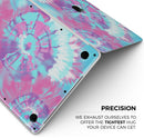 Spiral Tie Dye V5 - Skin Decal Wrap Kit Compatible with the Apple MacBook Pro, Pro with Touch Bar or Air (11", 12", 13", 15" & 16" - All Versions Available)