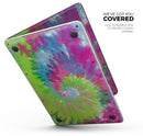 Spiral Tie Dye V7 - Skin Decal Wrap Kit Compatible with the Apple MacBook Pro, Pro with Touch Bar or Air (11", 12", 13", 15" & 16" - All Versions Available)