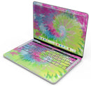 Spiral Tie Dye V7 - Skin Decal Wrap Kit Compatible with the Apple MacBook Pro, Pro with Touch Bar or Air (11", 12", 13", 15" & 16" - All Versions Available)